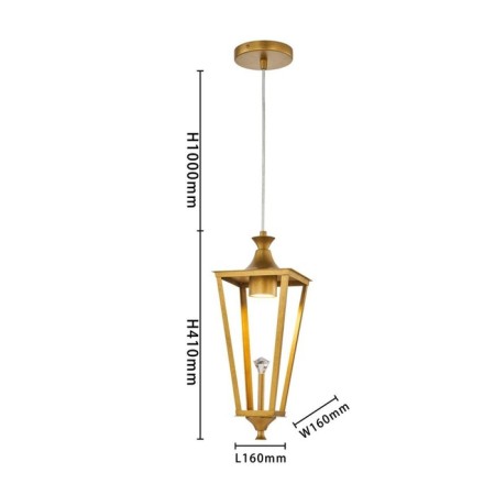 Suspension Lampion 160 mm, GU10LED 5W-2