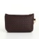 Lightning cosmetic bag, brown color