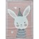 Rectangular carpet Merinos Sofit, size 120x180 cm, color Light Pink