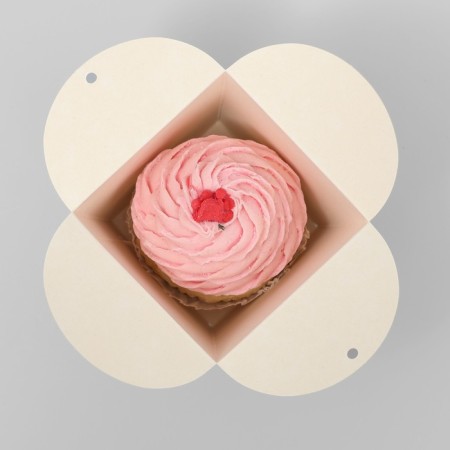 Bonbonniere box, gift packaging, “textures”, 7.5 x 8 x 7.5 cm-3