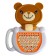 Training computer "Bear", sound, color brown