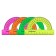 Transporter 10cm 180 °, Erichkrause "Neon Solid", plastic, opaque, box-display, mix