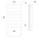 Terminus heated towel rail "Regiment" P8, 500x850 mm, chrome