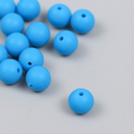 Busina silicone "round" pirate blue d = 0.9 cm