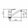 Fashun A4516-2 kitchen mixer, single-leaf, 35 mm cartridge, brass, chrome