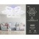 LED ceiling LED with RGB backlight and Ambrella Light, Original, FA3929, 9XLED, 180 W, 13500LUM, 3000-6400K, white color