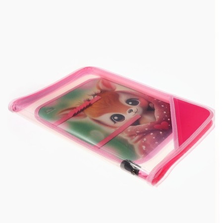 Labor folder A4, 325 x 230 x 25 mm, lightning around, folding bar, plastic, PTR-1, calligrata "deer"-2