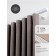 Decofest "Aron" curtain, size 200x270 cm, velor, color concrete