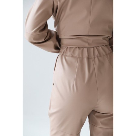 Artificial leather trousers, size 42-6