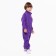 The overalls collar-hard, the color is purple, height 98-104 cm