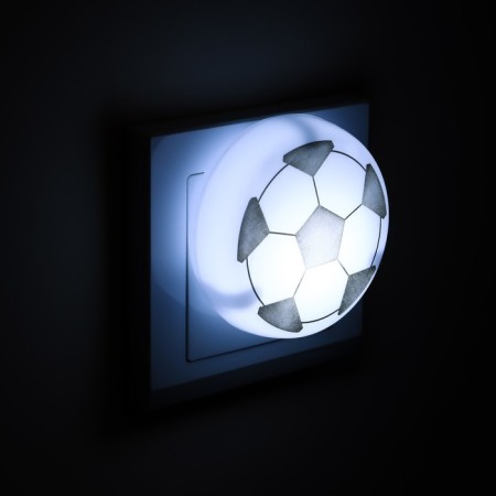 Night Store "Football" LED white-black 7x6x6.5 cm Risalux-4
