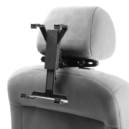 Torso tablet holder for a headrest, sliding up to 20cm, width of gripping 6-10 cm-3