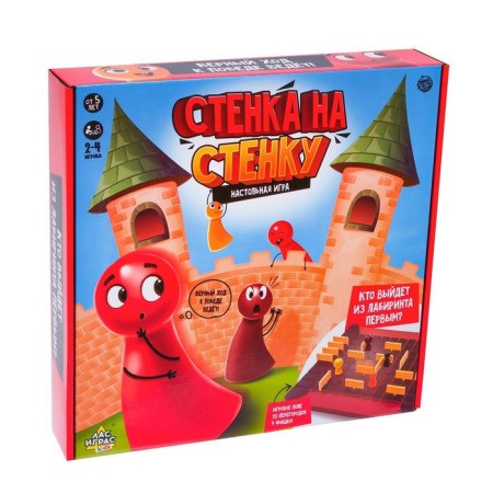 Board game "Wall near the wall", 2-4 players, 5+-8