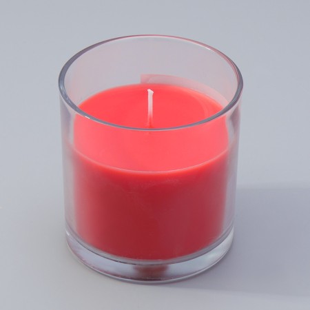 Aromatic giant in a glass "Sweet strawberries", soy wax, 10x10 cm-3