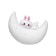 Night "Bunny" LED from white batteries 13.5x10 cm Risalux