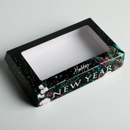 Folding box Happy Ney Year, 20 x 12 x 4 cm, New Year-2