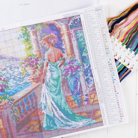 Cross embroidery “My goddess!”-4