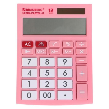 Brauberg Ultra Pastel-12-PK Roser Calculator 12-Rap.