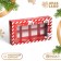New Year. Box for 8 sweets, 9.8 x 17.7 x 3.5 cm, confectionery packaging