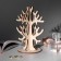 Strack for jewelry "tree" 15 × 5, thickness 3 mm, beige color