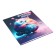 Diary Artificial leather grade 1-11, 48 sheets, cage, integral cover "cat", covered cardboard, matte lamination, selective UV-lame, universal cheat sheet, block 65 g/m2