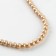 Glass beads, set 140 pcs., Size 1 pc. - 6 mm, gold color