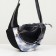 Cracking bag "sling" with a mount for a collar, 45 x 11 x 24 cm, white-gray