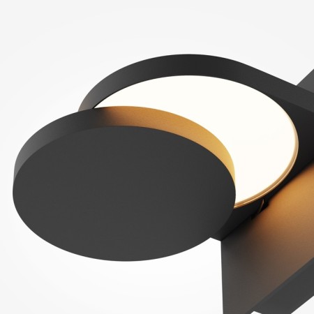 Bra Maytoni Mod354WL-L12B3K, LED, 12 W, 182x180x120 mm, 500 lm, 3000k, black-1