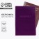 Cover for passport, PVC, purple color