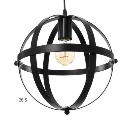 Bayerlux lamp "Laterna" 1xe27 40W black 33x33x100 cm.-5