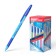 Ballpoint handle Erichkrause R-301 Neon Stick & Grip, Node 0.7 mm, blue ink, rubber emphasis, LECTION Line 2000 meters, MIX