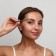 Razors for eyebrow correction, with a cap, set - 3 pcs, 12.7 cm, black color