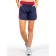 Women's shorts ise, size 50 cm, dark blue color, raspberry