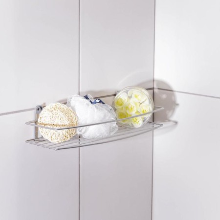 Bath shelf straight, 34 × 11.5 × 4.5 cm, color chromium-5