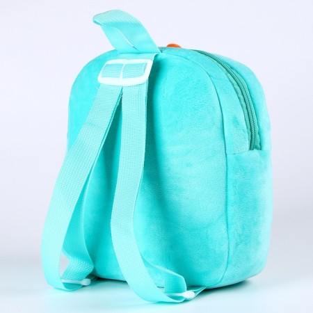 Dino backpack, turquoise color-1