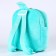 Dino backpack, turquoise color