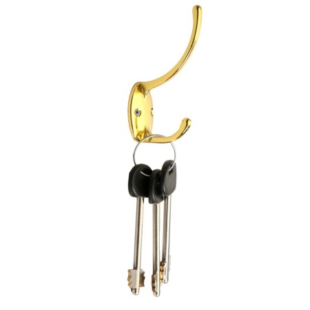 Hook furniture tundra TKD012, two -rod, gold-1