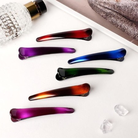 Hair clip "Cosmos" overflow, 9.5 cm, mix-2