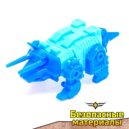 The set of robots "Dinosaurs", 5 items, gather in 1 robot-3
