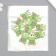 Decor for creativity plastic "Frog with a blush, in a green T -shirt" 2.7x1.8x1 cm
