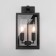 Street wall lamp Elektrostandard, Candle, 167x180x360 mm, E14, black color