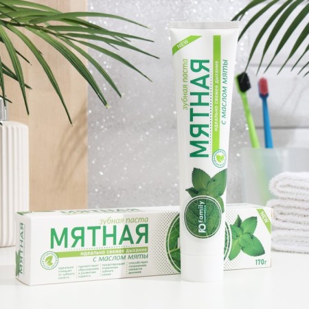 Toothpaste mint series Family Cosmetics, 170 ml