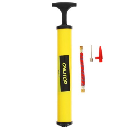 Bill for balls Onlytop, 28 cm, 2 nozzles + cord, color mix-5