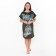 Homemade dress, olive color, size 56