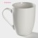 Porcelain share mug "Heart", 350 ml, white color