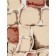Texrepublic blanket, size 180x200 cm, brown color