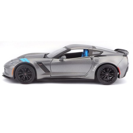 MASTO DIE-CAST 2017 Corvette Grand Sport, 1:24, silver color-8