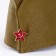 Military cap for adults, simple, set of 5 pcs.
