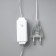 LED figure "Color gifts" 15, 20, 25 cm, textiles, metal, 220 V, glow of multi