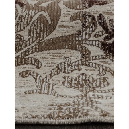 Oval carpet Karmen Hali Quantum, size 78x150 cm, color Brown/Brown-3